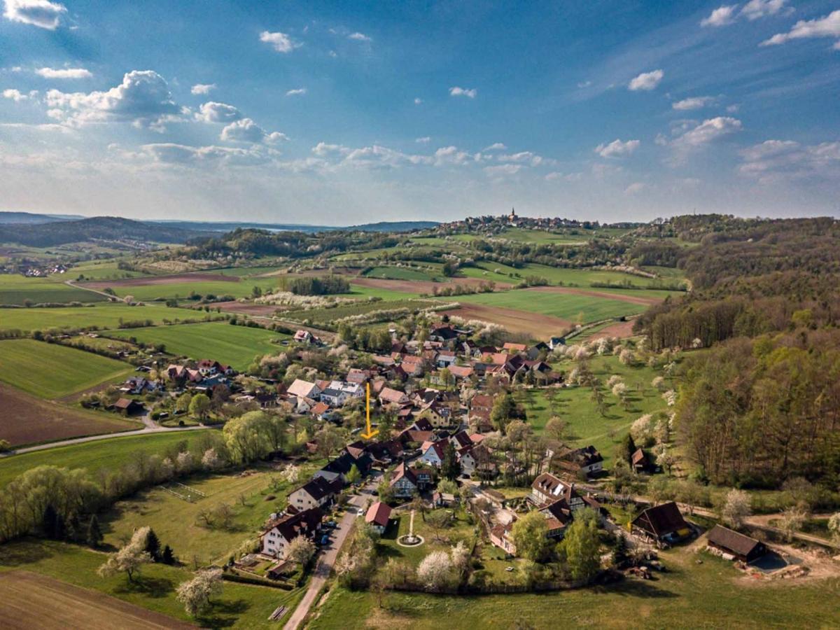 Ferienwohnung Koppelblick Pfarrweisach Dış mekan fotoğraf