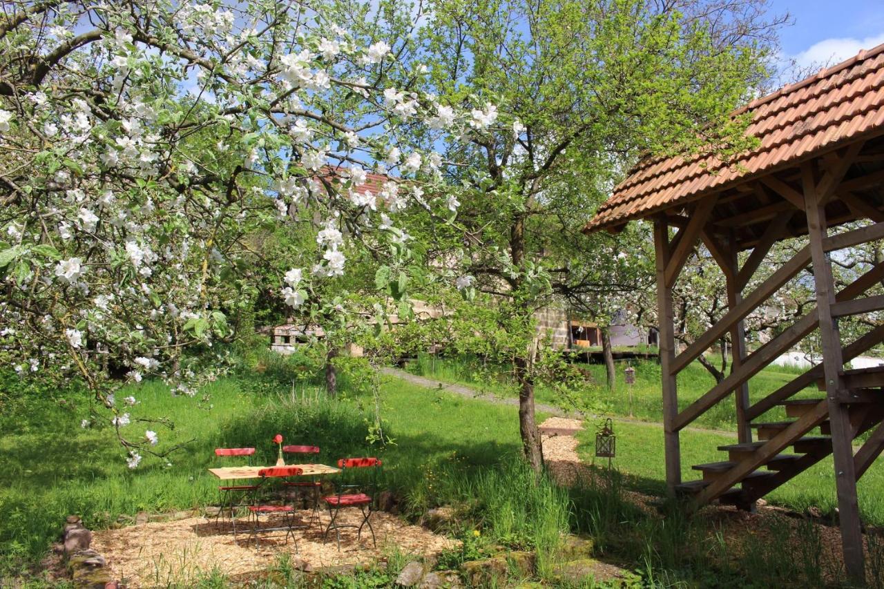 Ferienwohnung Koppelblick Pfarrweisach Dış mekan fotoğraf