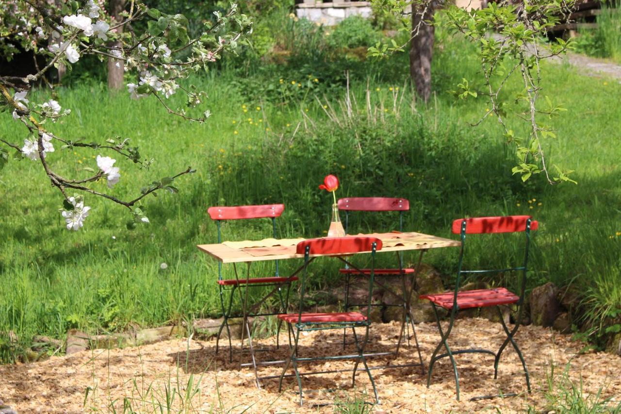 Ferienwohnung Koppelblick Pfarrweisach Dış mekan fotoğraf